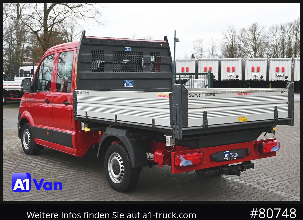 Furgão basculante, Carrinha cabine dupla MAN TGE 3.180 Doka Kipper,Klima, AHK: foto 11