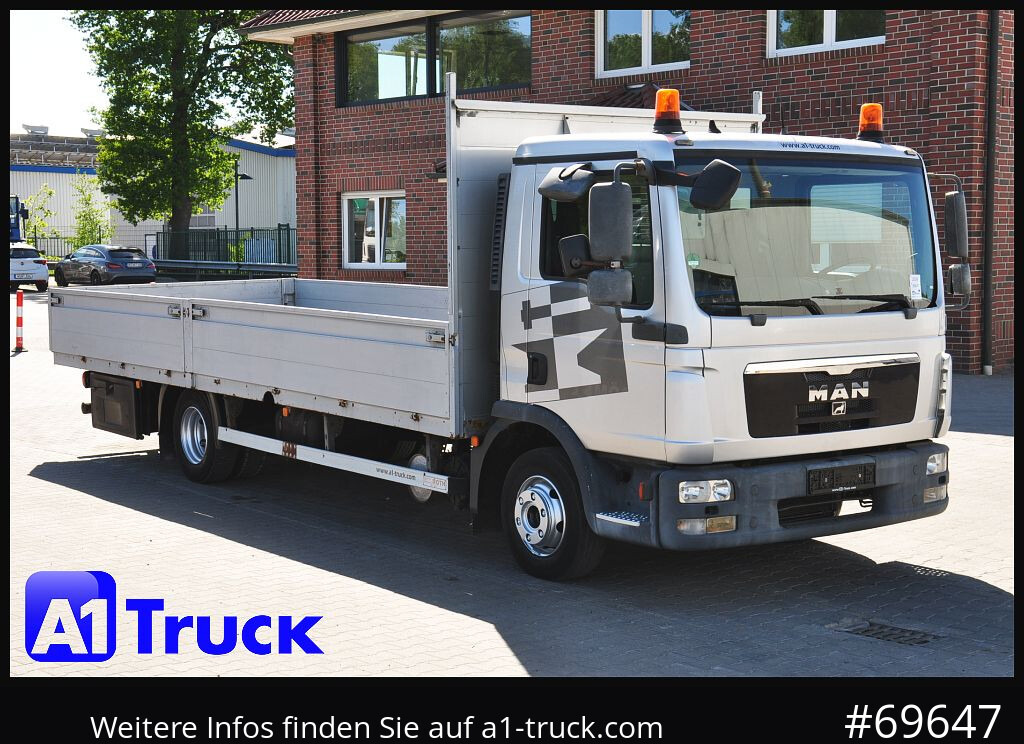 MAN TGL 8,220, Pritsche offen, L6400mm, AHK, - Furgão caixa aberta: foto 1 MAN TGL 8,220, Pritsche offen, L6400mm, AHK, - Furgão caixa aberta: foto 1