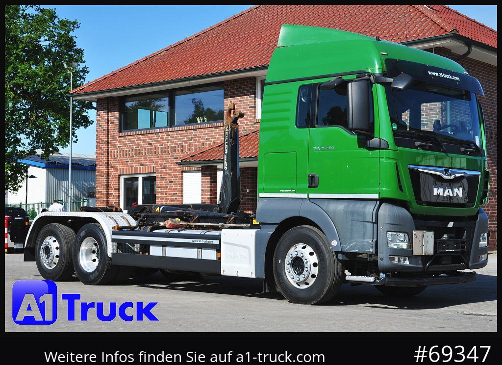 MAN TGX 26.460 XLX BL 6x2, Meiller, Funk - Caminhão polibenne: foto 1 MAN TGX 26.460 XLX BL 6x2, Meiller, Funk - Caminhão polibenne: foto 1