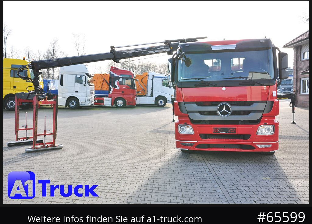 Camião de caixa aberta/ Plataforma, Caminhão grua MERCEDES-BENZ Actros 2546 MP 3, HIAB Kran, Lift-Lenkachse,: foto 13 Camião de caixa aberta/ Plataforma, Caminhão grua MERCEDES-BENZ Actros 2546 MP 3, HIAB Kran, Lift-Lenkachse,: foto 13