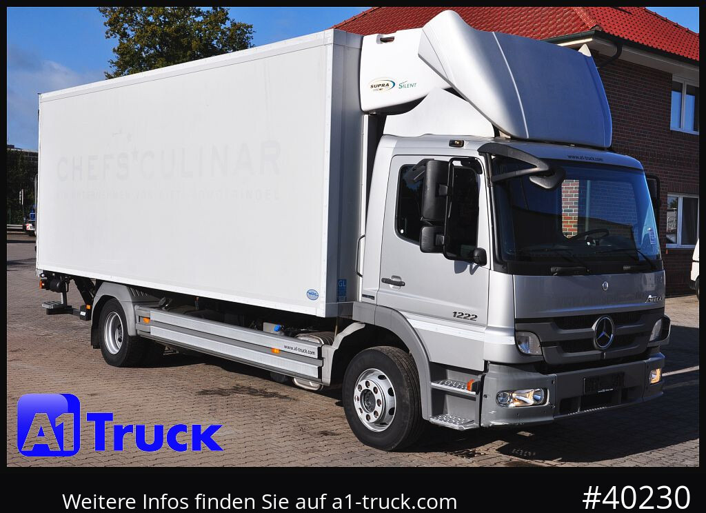 MERCEDES-BENZ Atego 1222, Kühlkoffer, Carrier Supra 1150 Mt, LBW - Caminhão frigorífico: foto 1 MERCEDES-BENZ Atego 1222, Kühlkoffer, Carrier Supra 1150 Mt, LBW - Caminhão frigorífico: foto 1