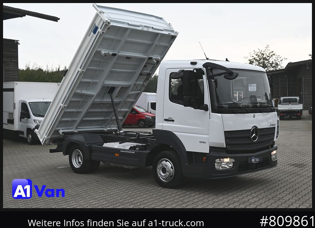 MERCEDES-BENZ Atego 816 Kipper, Ahk,Klima, Meiller, 3-Sitzer - Furgão basculante: foto 1 MERCEDES-BENZ Atego 816 Kipper, Ahk,Klima, Meiller, 3-Sitzer - Furgão basculante: foto 1