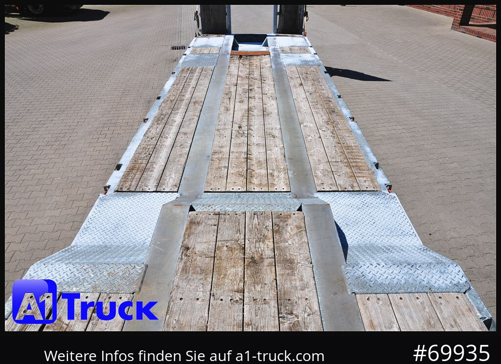 MUELLER-MITTELTAL T4 Profi, 4 achs Tieflader, hydr. Rampen, - Reboque baixa: foto 4 MUELLER-MITTELTAL T4 Profi, 4 achs Tieflader, hydr. Rampen, - Reboque baixa: foto 4