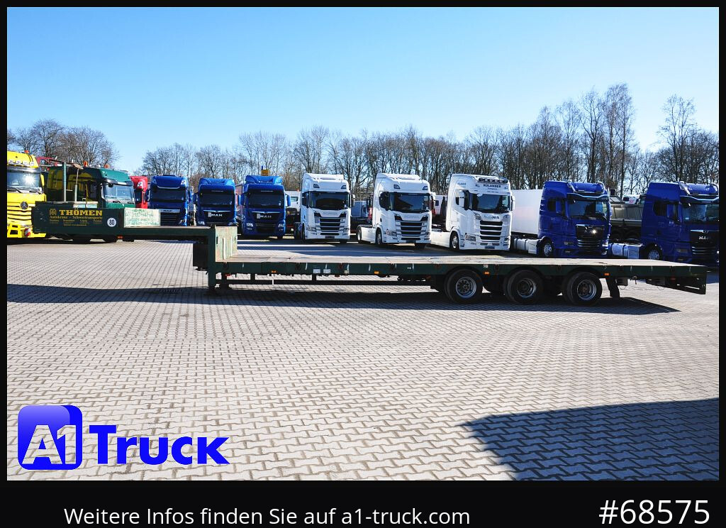 Semireboque baixa para transporte de máquinas pesadas NOOTEBOOM ES-GE 3 Achs Tele, SAF: foto 12 Semireboque baixa para transporte de máquinas pesadas NOOTEBOOM ES-GE 3 Achs Tele, SAF: foto 12