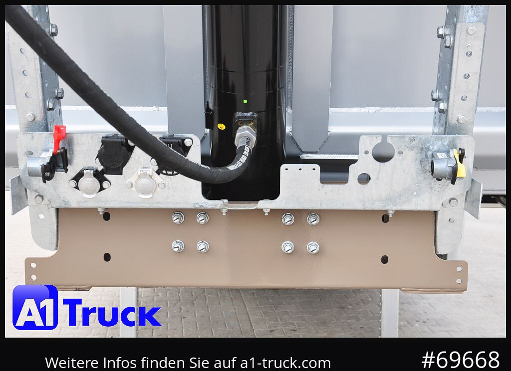 REISCH RHKS, Alu-Kippmulde 50m³, NEU Kombitüren, Alufelgen, Liftachse, - Semireboque basculante: foto 4 REISCH RHKS, Alu-Kippmulde 50m³, NEU Kombitüren, Alufelgen, Liftachse, - Semireboque basculante: foto 4