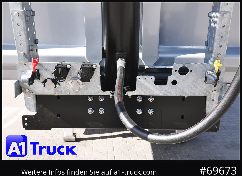 REISCH RHKS, Alu-Kippmulde 54m³, Kombitüren, Alufelgen, Liftachse, - Semireboque basculante: foto 5 REISCH RHKS, Alu-Kippmulde 54m³, Kombitüren, Alufelgen, Liftachse, - Semireboque basculante: foto 5