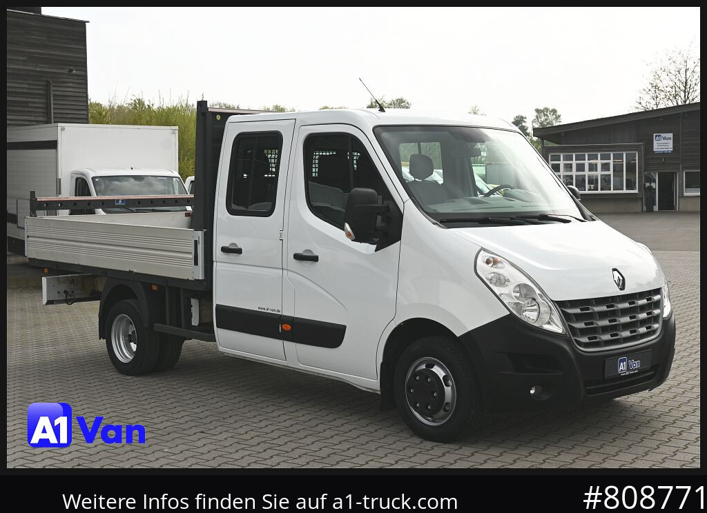 RENAULT Master Pritsche Doka, AHK 3,5Tonnen , Klima, Luftfederung - Furgão caixa aberta: foto 1 RENAULT Master Pritsche Doka, AHK 3,5Tonnen , Klima, Luftfederung - Furgão caixa aberta: foto 1