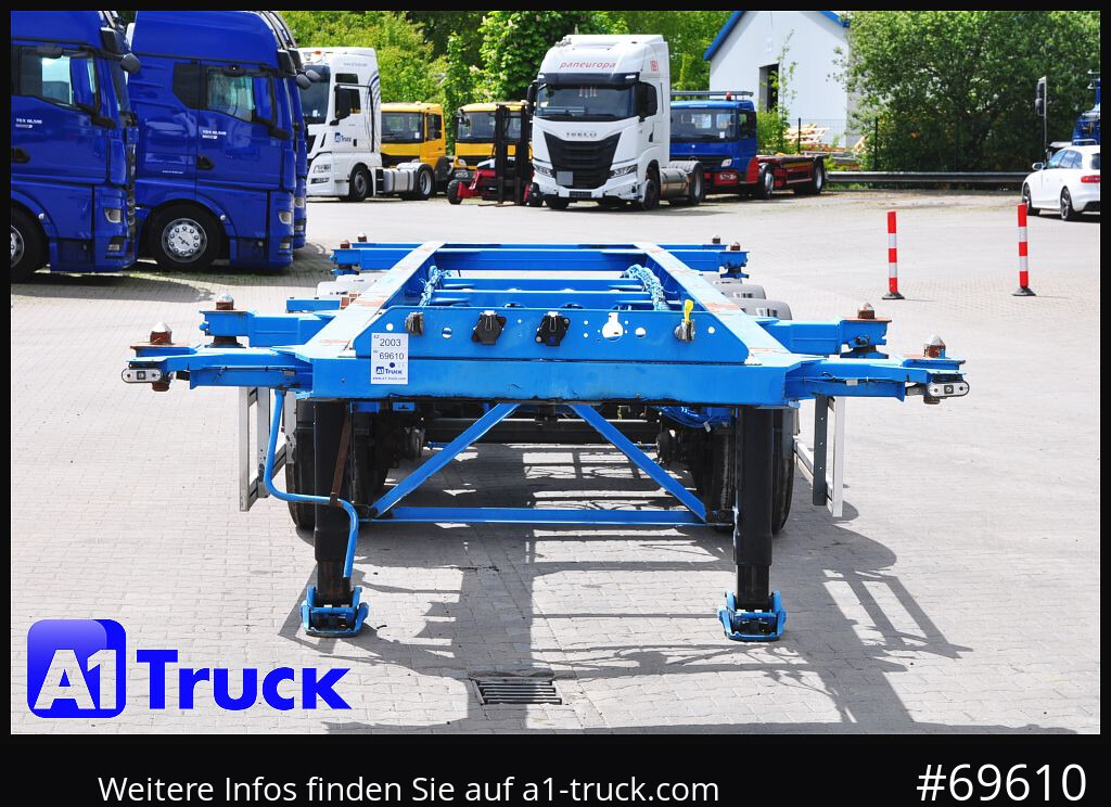 ROHR ADR, Alufelgen, Alurahmen 20- 30 Fuss Container - Semireboque transportador de contêineres/ Caixa móvel: foto 2 ROHR ADR, Alufelgen, Alurahmen 20- 30 Fuss Container - Semireboque transportador de contêineres/ Caixa móvel: foto 2