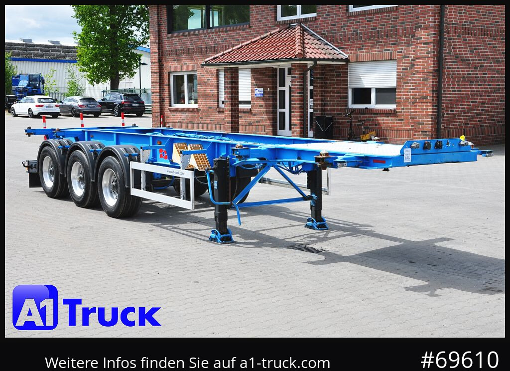 ROHR ADR, Alufelgen, Alurahmen 20- 30 Fuss Container - Semireboque transportador de contêineres/ Caixa móvel: foto 1 ROHR ADR, Alufelgen, Alurahmen 20- 30 Fuss Container - Semireboque transportador de contêineres/ Caixa móvel: foto 1