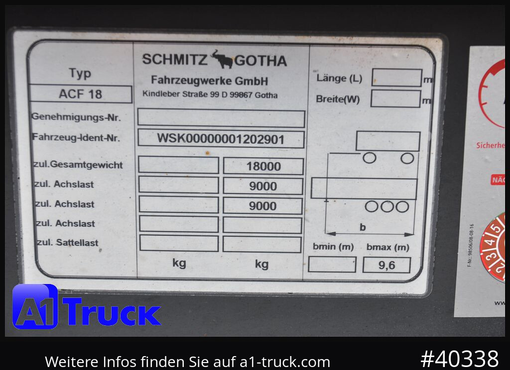 Locação de SCHMITZ ACF 18 Luft SAF TüV 07-2026, SCHMITZ ACF 18 Luft SAF TüV 07-2026,: foto 7 Locação de SCHMITZ ACF 18 Luft SAF TüV 07-2026, SCHMITZ ACF 18 Luft SAF TüV 07-2026,: foto 7