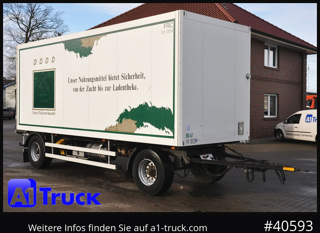 SCHMITZ Achwege & Tönjes, Rohrbahn, Fleisch, verzinkt - Reboque frigorífico: foto 1 SCHMITZ Achwege & Tönjes, Rohrbahn, Fleisch, verzinkt - Reboque frigorífico: foto 1