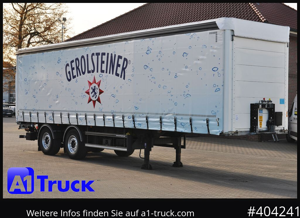 SCHMITZ Getränke, Lenkachse, LBW, Ladebordwand, kurzer Aufbau - Semireboque transporte de bebidas: foto 1 SCHMITZ Getränke, Lenkachse, LBW, Ladebordwand, kurzer Aufbau - Semireboque transporte de bebidas: foto 1