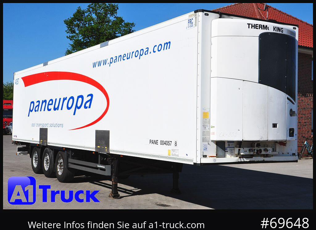 SCHMITZ Rohrbahnen Fleisch, Meat, 4079 Stunden, TK SLX 400 - Semireboque frigorífico: foto 1 SCHMITZ Rohrbahnen Fleisch, Meat, 4079 Stunden, TK SLX 400 - Semireboque frigorífico: foto 1