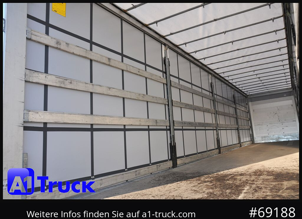 SCHMITZ S01, Tautliner, neue Plane, 1 Vorbesitzer, - Semi-reboque de lona: foto 4 SCHMITZ S01, Tautliner, neue Plane, 1 Vorbesitzer, - Semi-reboque de lona: foto 4