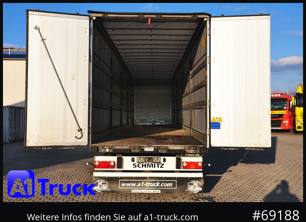 SCHMITZ S01, Tautliner, neue Plane, 1 Vorbesitzer, - Semi-reboque de lona: foto 3 SCHMITZ S01, Tautliner, neue Plane, 1 Vorbesitzer, - Semi-reboque de lona: foto 3