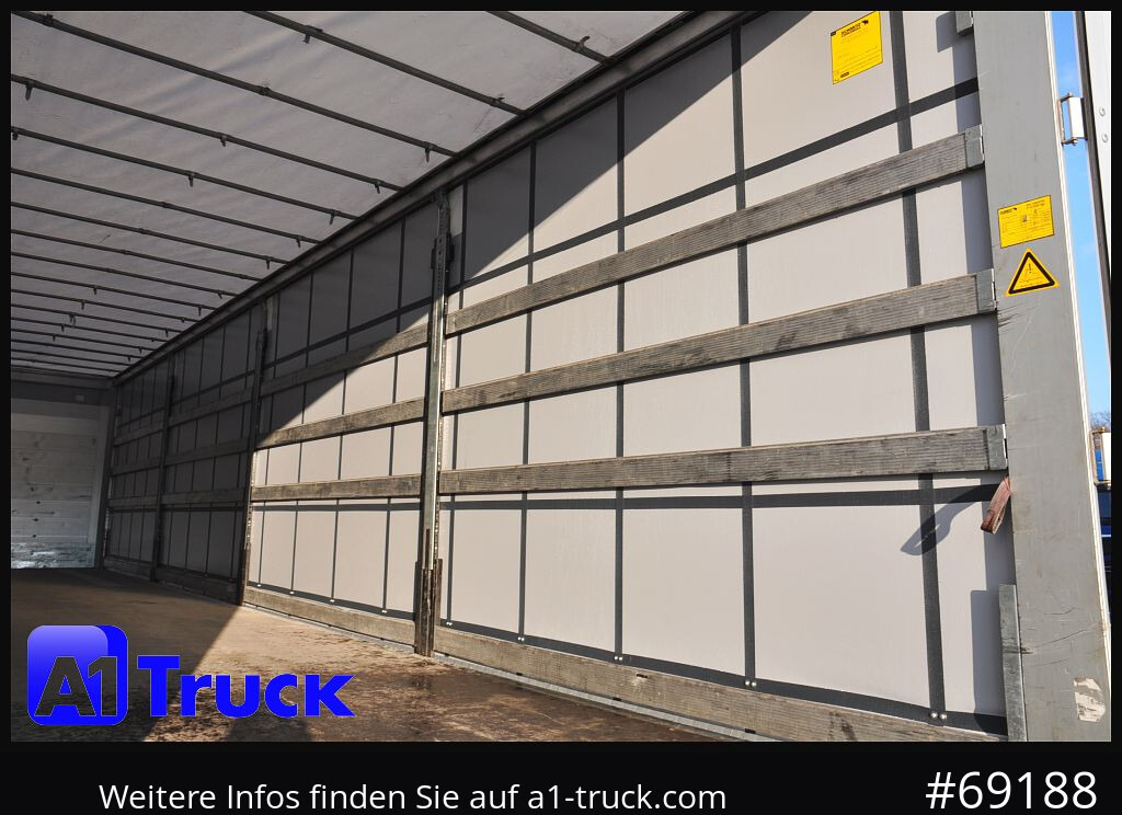 SCHMITZ S01, Tautliner, neue Plane, 1 Vorbesitzer, - Semi-reboque de lona: foto 5 SCHMITZ S01, Tautliner, neue Plane, 1 Vorbesitzer, - Semi-reboque de lona: foto 5