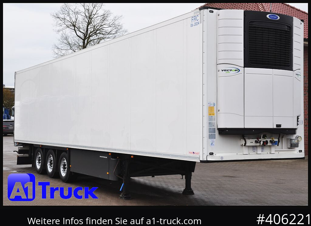 SCHMITZ SKO FP45, Blumenbreite, Carrier 1950. - Semireboque frigorífico: foto 1 SCHMITZ SKO FP45, Blumenbreite, Carrier 1950. - Semireboque frigorífico: foto 1