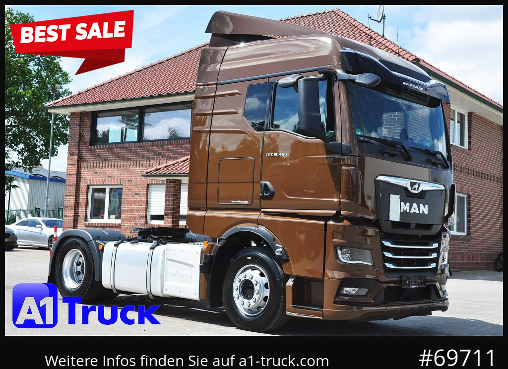 MAN TGX 18,480 BLS Intarder Standklima, Soundsystem - Tractor: foto 1 MAN TGX 18,480 BLS Intarder Standklima, Soundsystem - Tractor: foto 1