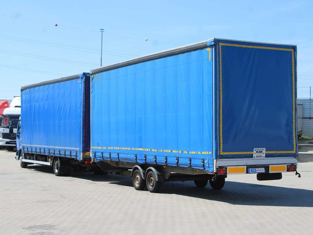 DAF FA LF 45, EURO 5, TYRES 80% + AGADOS TRAILER - Caminhão com lona: foto 5 DAF FA LF 45, EURO 5, TYRES 80% + AGADOS TRAILER - Caminhão com lona: foto 5
