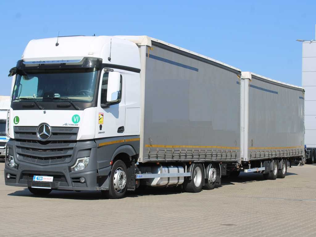 Mercedes-Benz Actros 2542,6X2,EURO 6,NAVIGATION+PANAV TVK18M - Caminhão com lona: foto 1 Mercedes-Benz Actros 2542,6X2,EURO 6,NAVIGATION+PANAV TVK18M - Caminhão com lona: foto 1