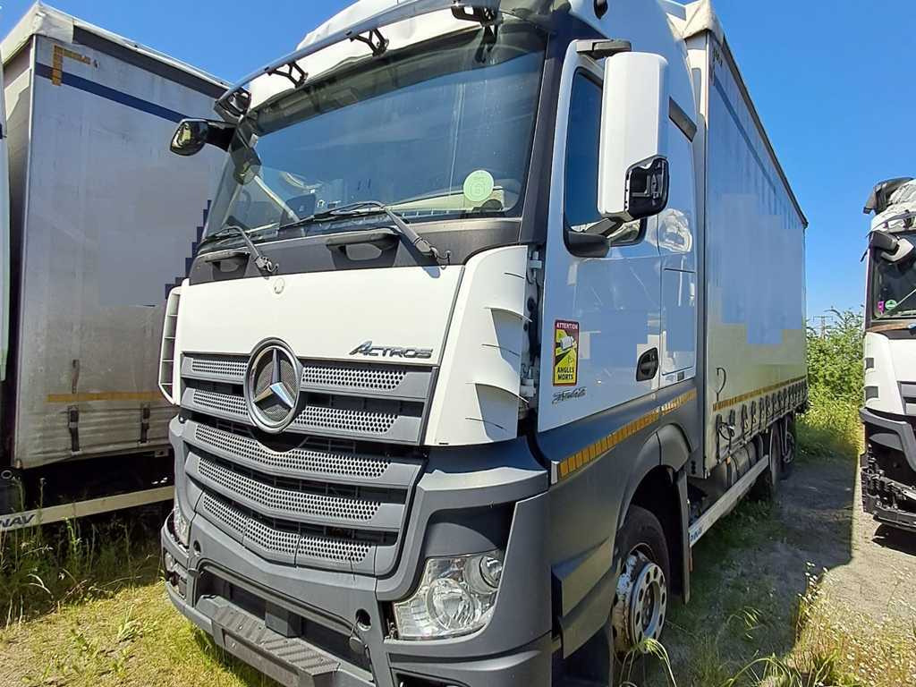 Mercedes-Benz Actros 2542, 6X2 + PANAV TVK18M - Caminhão com lona: foto 1 Mercedes-Benz Actros 2542, 6X2 + PANAV TVK18M - Caminhão com lona: foto 1