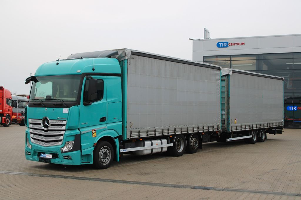 Mercedes-Benz Actros 2542, 6x2,EURO 6 + TRAILER PANAV TV018L - Caminhão com lona: foto 1 Mercedes-Benz Actros 2542, 6x2,EURO 6 + TRAILER PANAV TV018L - Caminhão com lona: foto 1