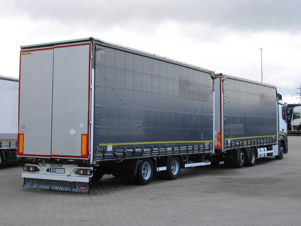 Mercedes-Benz Actros 2545, ROAD, LIFTING AXLE, AIR SUSPENSION, EURO 6 - Caminhão com lona: foto 4 Mercedes-Benz Actros 2545, ROAD, LIFTING AXLE, AIR SUSPENSION, EURO 6 - Caminhão com lona: foto 4