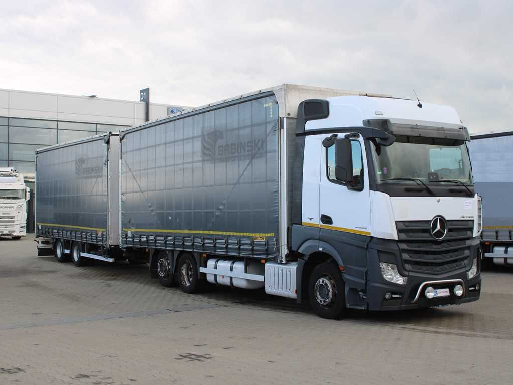 Mercedes-Benz Actros 2545, TRANZIT SET, LIFTING AXLE, EURO 6 - Caminhão com lona: foto 2 Mercedes-Benz Actros 2545, TRANZIT SET, LIFTING AXLE, EURO 6 - Caminhão com lona: foto 2