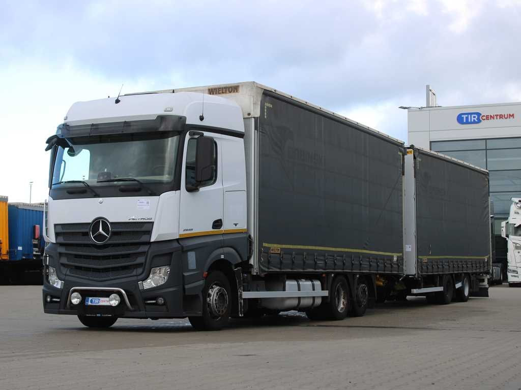 Mercedes-Benz Actros 2545, TRANZIT SET, LIFTING AXLE, EURO 6 - Caminhão com lona: foto 1 Mercedes-Benz Actros 2545, TRANZIT SET, LIFTING AXLE, EURO 6 - Caminhão com lona: foto 1
