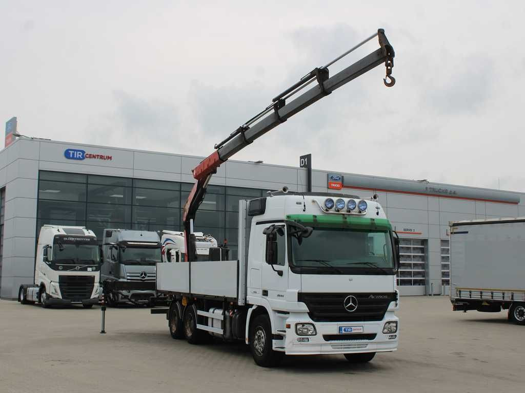 Mercedes-Benz Actros 2644, 6X4, EURO 4, CRANE FASSI F210 - Camião de caixa aberta/ Plataforma, Caminhão grua: foto 2 Mercedes-Benz Actros 2644, 6X4, EURO 4, CRANE FASSI F210 - Camião de caixa aberta/ Plataforma, Caminhão grua: foto 2