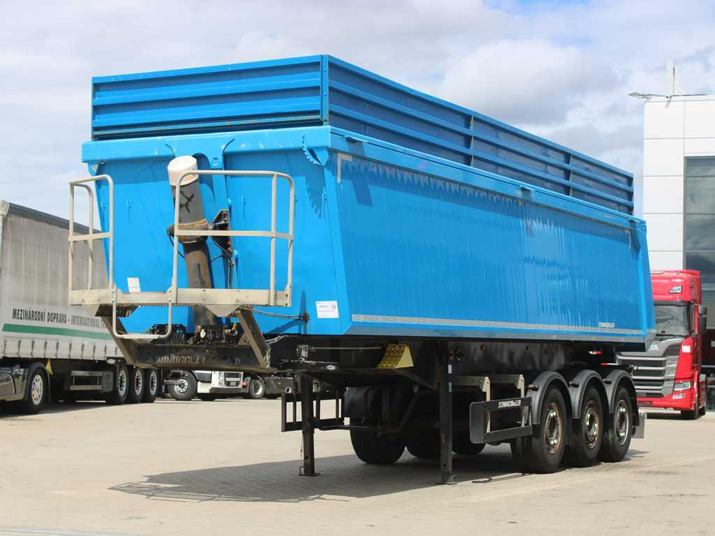 Schwarzmüller KIS 3/E, 2X LIFT AXLE, SAF, 46m³ - Semireboque basculante: foto 1 Schwarzmüller KIS 3/E, 2X LIFT AXLE, SAF, 46m³ - Semireboque basculante: foto 1