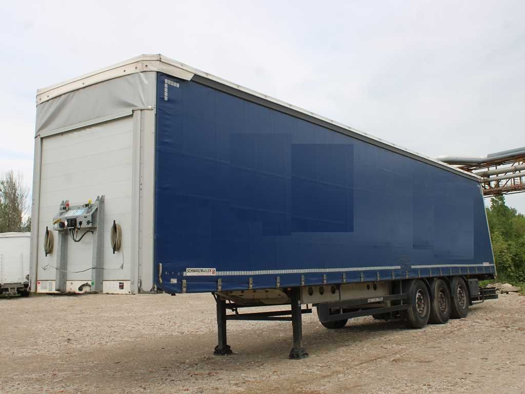 Schwarzmüller SPA 3/E, MULTILOCK, LIFTING AXLE, SAF, MULDA - Semi-reboque de lona: foto 1 Schwarzmüller SPA 3/E, MULTILOCK, LIFTING AXLE, SAF, MULDA - Semi-reboque de lona: foto 1