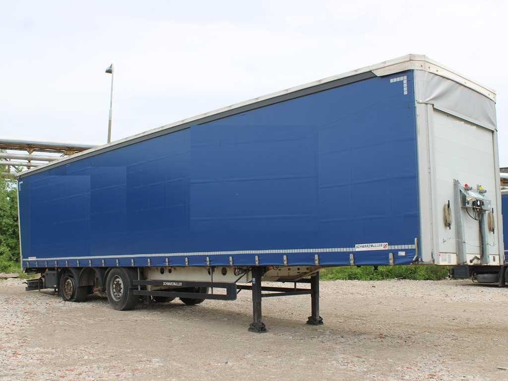Schwarzmüller SPA 3/E, MULTILOCK, LIFTING AXLE, SAF, MULDA - Semi-reboque de lona: foto 2 Schwarzmüller SPA 3/E, MULTILOCK, LIFTING AXLE, SAF, MULDA - Semi-reboque de lona: foto 2