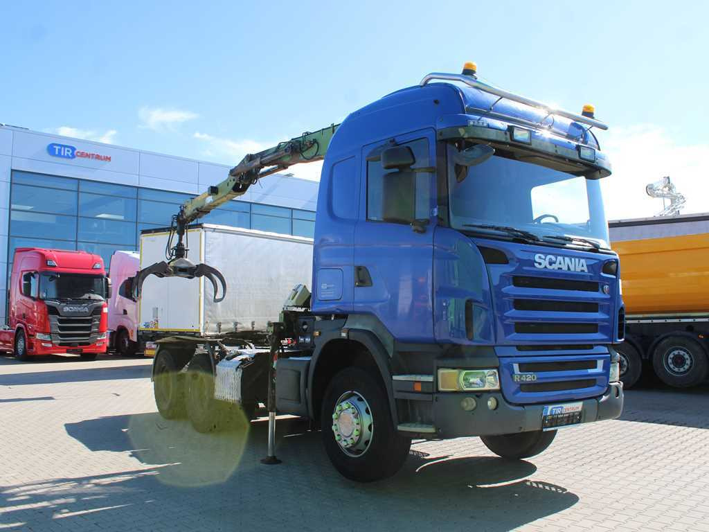 Scania R420, 6x4, EURO 3, HYDRAULIC ARM LOGLIFT F135ZT94A, LIGHTS - Tractor: foto 3 Scania R420, 6x4, EURO 3, HYDRAULIC ARM LOGLIFT F135ZT94A, LIGHTS - Tractor: foto 3