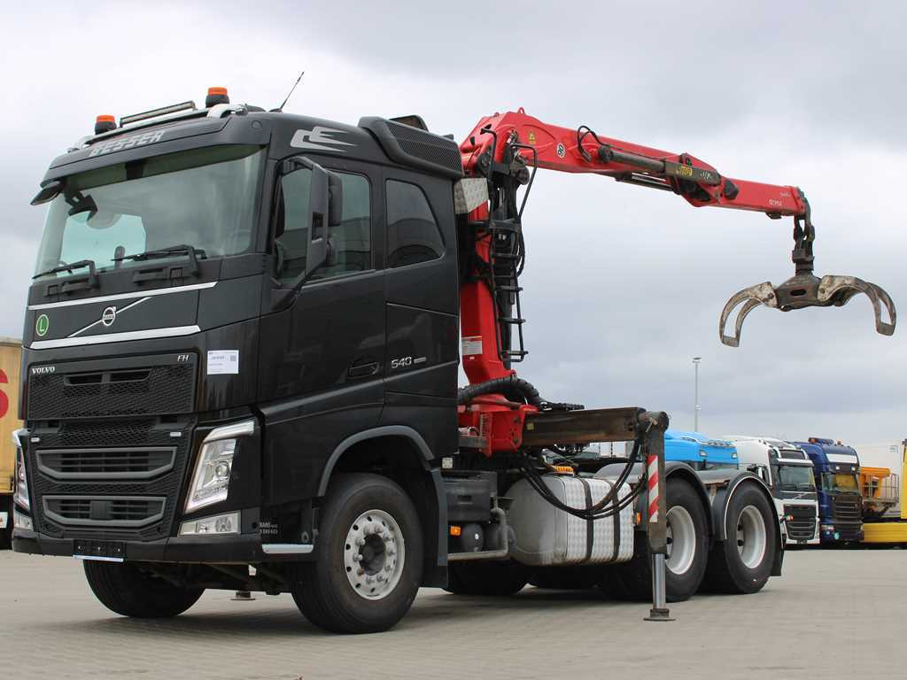 Volvo FH 540, 6X4, VEB+, PALFINGER EPSILON Q170Z96, PNEU 90% - Tractor: foto 1 Volvo FH 540, 6X4, VEB+, PALFINGER EPSILON Q170Z96, PNEU 90% - Tractor: foto 1