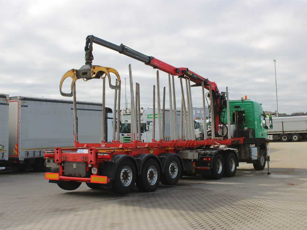 Volvo FM 540, EURO 6, 6X6, VEB+, HYDRAULIC ARM PALFINGER Q170Z96 - Tractor, Semi-reboque florestal: foto 5 Volvo FM 540, EURO 6, 6X6, VEB+, HYDRAULIC ARM PALFINGER Q170Z96 - Tractor, Semi-reboque florestal: foto 5