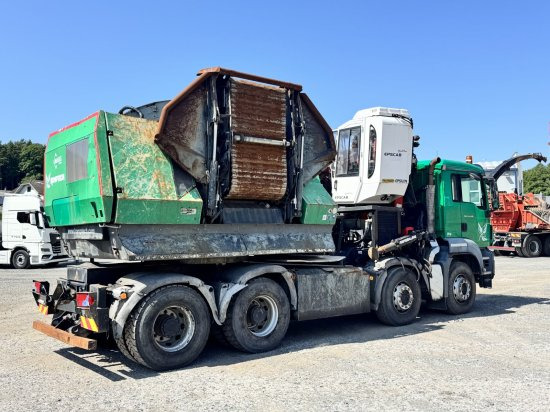 MAN TGS 35.540 8x4 mit Komptech-Zusatzeinheit - Equipamento florestal, Caminhão: foto 3 MAN TGS 35.540 8x4 mit Komptech-Zusatzeinheit - Equipamento florestal, Caminhão: foto 3