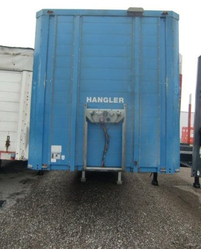 Hangler Plateau-Auflieger 3 SDELL24 3 Achsen, letzte Achse lenkbar - Semi-reboque plataforma/ Caixa aberta: foto 2 Hangler Plateau-Auflieger 3 SDELL24 3 Achsen, letzte Achse lenkbar - Semi-reboque plataforma/ Caixa aberta: foto 2
