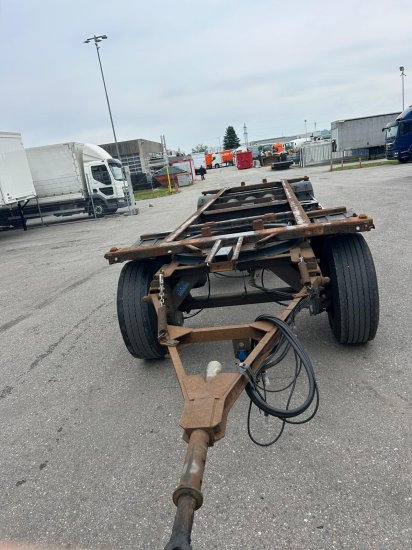 Kögel AW18, BDF-Lafette, BPW-Achsen - Reboque transportador de contêineres/ Caixa móvel: foto 5 Kögel AW18, BDF-Lafette, BPW-Achsen - Reboque transportador de contêineres/ Caixa móvel: foto 5