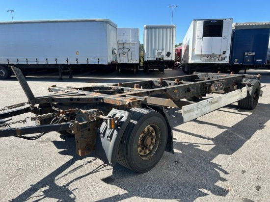 Krone AZW, Maxi BDF-Lafette, BPW-Achsen - Reboque transportador de contêineres/ Caixa móvel: foto 2 Krone AZW, Maxi BDF-Lafette, BPW-Achsen - Reboque transportador de contêineres/ Caixa móvel: foto 2