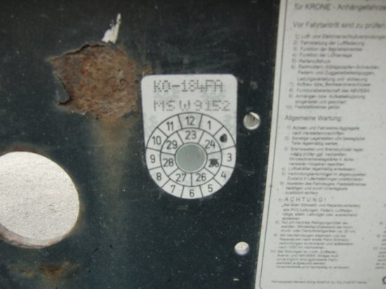 Reboque transportador de contêineres/ Caixa móvel Krone Maxi Lafette BPW Achsen 3 Stück: foto 9