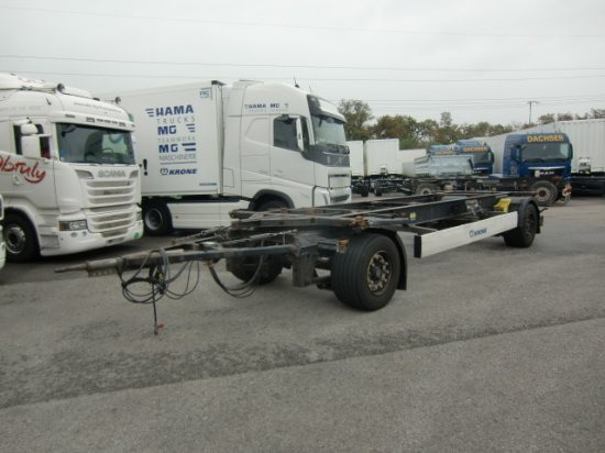 Krone Maxi Lafette BPW Achsen 3 Stück - Reboque transportador de contêineres/ Caixa móvel: foto 1 Krone Maxi Lafette BPW Achsen 3 Stück - Reboque transportador de contêineres/ Caixa móvel: foto 1