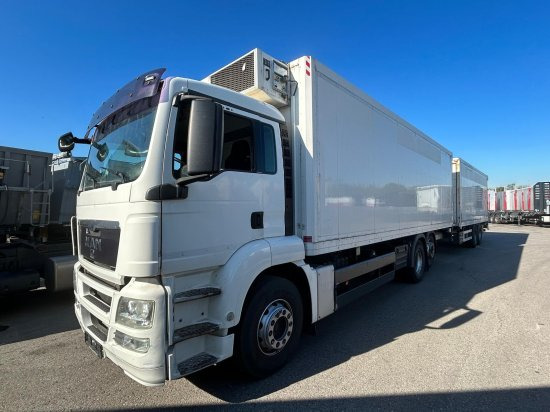 MAN TGS 26.360 6x2 LL, Tiefkühlkoffer Intarder, Liftachse ohne Anhänger - Caminhão frigorífico: foto 1 MAN TGS 26.360 6x2 LL, Tiefkühlkoffer Intarder, Liftachse ohne Anhänger - Caminhão frigorífico: foto 1