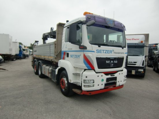 MAN TGS 26.400 3-Seitenkipper, 6x2-2 Lenkachse HIAB 144ES -3DUO - Caminhão basculante, Caminhão grua: foto 3 MAN TGS 26.400 3-Seitenkipper, 6x2-2 Lenkachse HIAB 144ES -3DUO - Caminhão basculante, Caminhão grua: foto 3