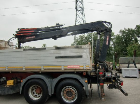 Caminhão basculante, Caminhão grua MAN TGS 26.400 3-Seitenkipper, 6x2-2 Lenkachse HIAB 144ES -3DUO: foto 8