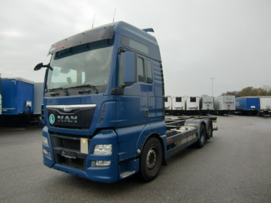 MAN TGX 26.440 BDF, XXL, Retarder, Automatik, E6, Liftachse, - Caminhão transportador de contêineres/ Caixa móvel: foto 1 MAN TGX 26.440 BDF, XXL, Retarder, Automatik, E6, Liftachse, - Caminhão transportador de contêineres/ Caixa móvel: foto 1