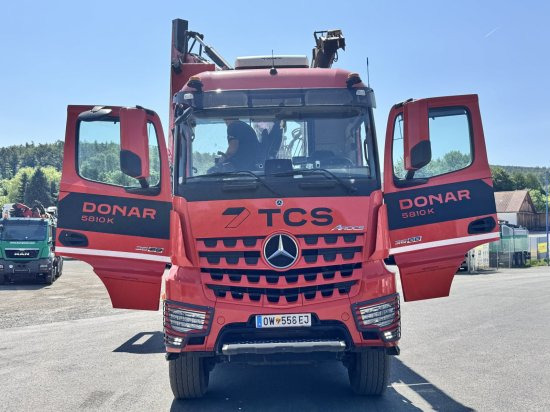 Mercedes-Benz ACTROS 6x4 DONAR 5810K ? Hack-LKW / Mobilhacker | TCS Umwelttechnik - Estilhaçadora de madeira, Caminhão: foto 4 Mercedes-Benz ACTROS 6x4 DONAR 5810K ? Hack-LKW / Mobilhacker | TCS Umwelttechnik - Estilhaçadora de madeira, Caminhão: foto 4