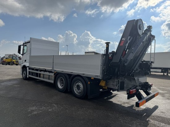 Mercedes-Benz Actros 2653, Retarder, Pritsche, Hiab Hipro 232 ES5 - Camião de caixa aberta/ Plataforma, Caminhão grua: foto 4 Mercedes-Benz Actros 2653, Retarder, Pritsche, Hiab Hipro 232 ES5 - Camião de caixa aberta/ Plataforma, Caminhão grua: foto 4