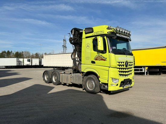 Mercedes-Benz Actros 3363 6x4, Palfinger Epsilon Kran - Caminhão florestal, Caminhão grua: foto 3 Mercedes-Benz Actros 3363 6x4, Palfinger Epsilon Kran - Caminhão florestal, Caminhão grua: foto 3