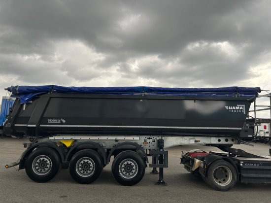Schmitz Kippmulde 24m³, Stahl-light Chassis, Liftachse, Rollplane - Semireboque basculante: foto 5 Schmitz Kippmulde 24m³, Stahl-light Chassis, Liftachse, Rollplane - Semireboque basculante: foto 5